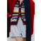 The New Society mohair gebreid gestreept vest - meerkleurig