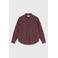 The New Society geruite blouse - donkerrood