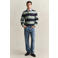 GANT regular fit gestreepte polo - surplus mint