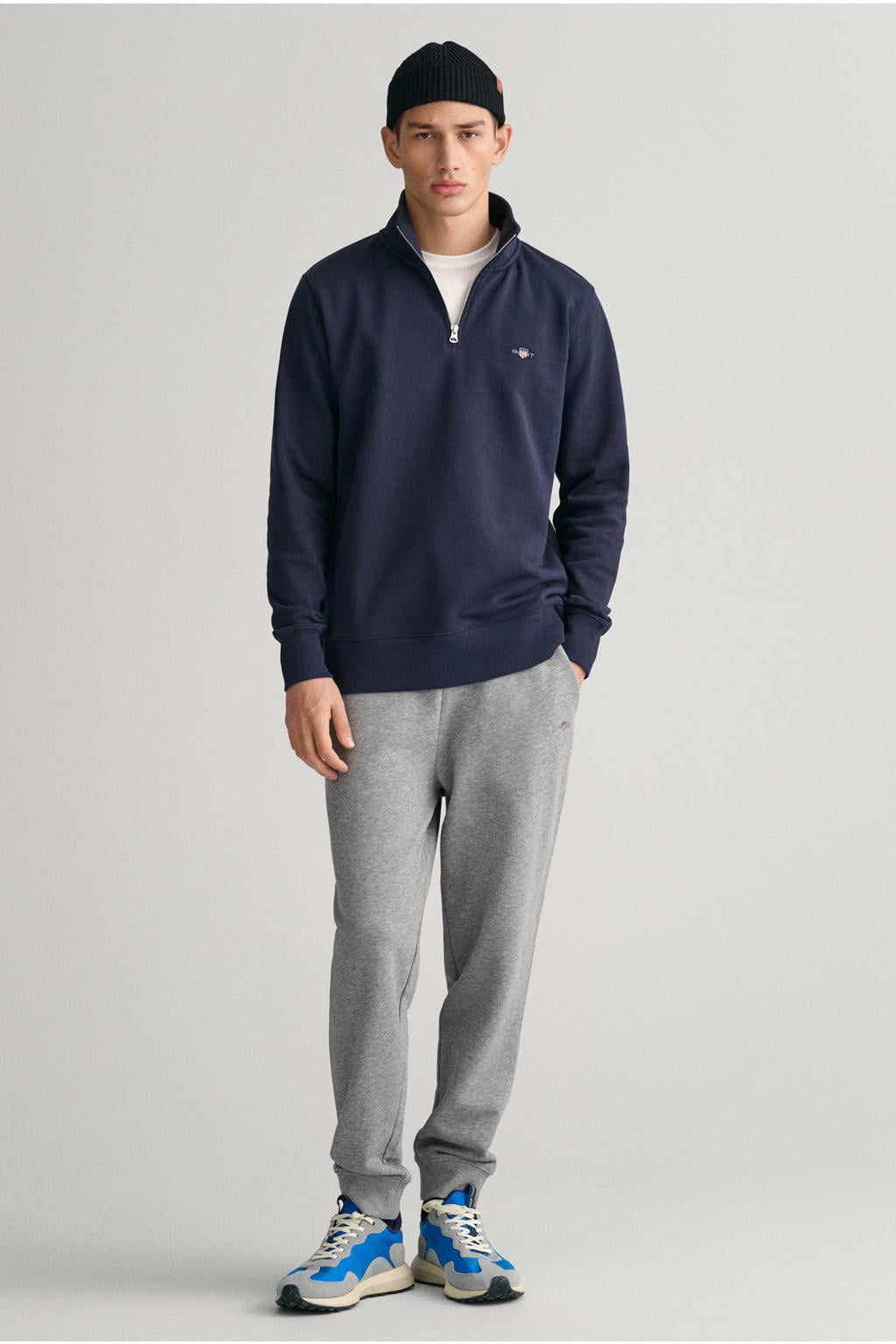 GANT regular fit trui - evening blue