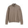 GANT katoenen regular fit gebreide trui - dark hazelnut