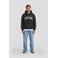 ONLY & SONS oversized hoodie met print - zwart