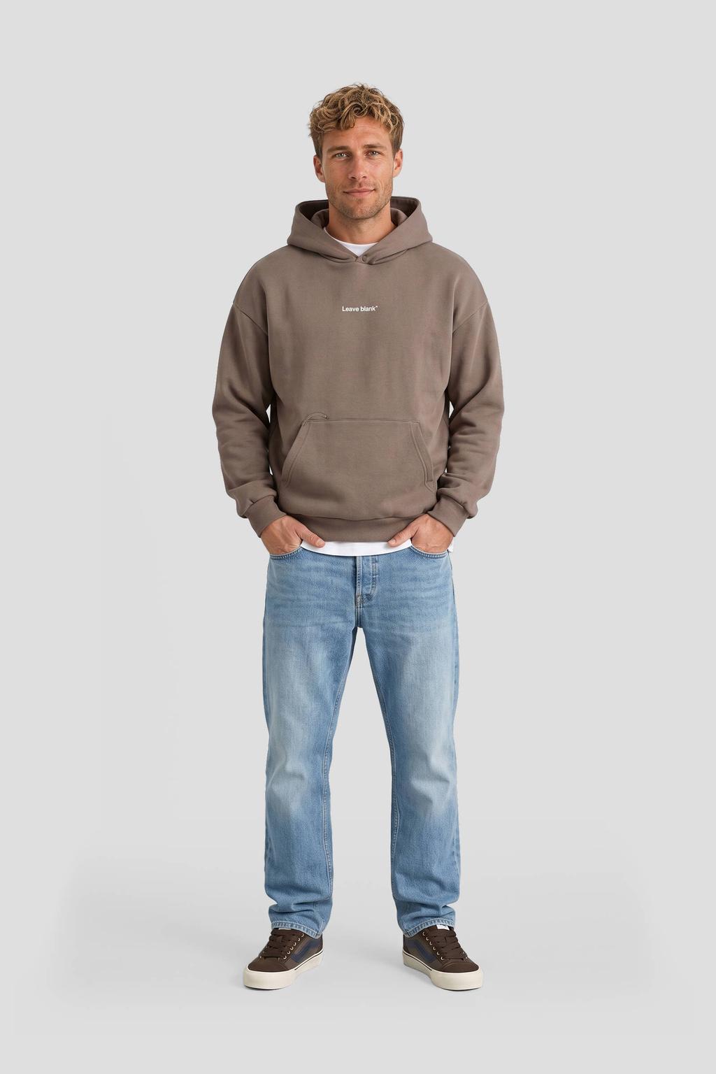 ONLY & SONS oversized hoodie - lichtbruin