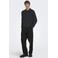 ONLY & SONS regular fit gestreepte gebreide trui - zwart