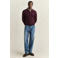 GANT wollen regular fit gebreide trui - darkened wine