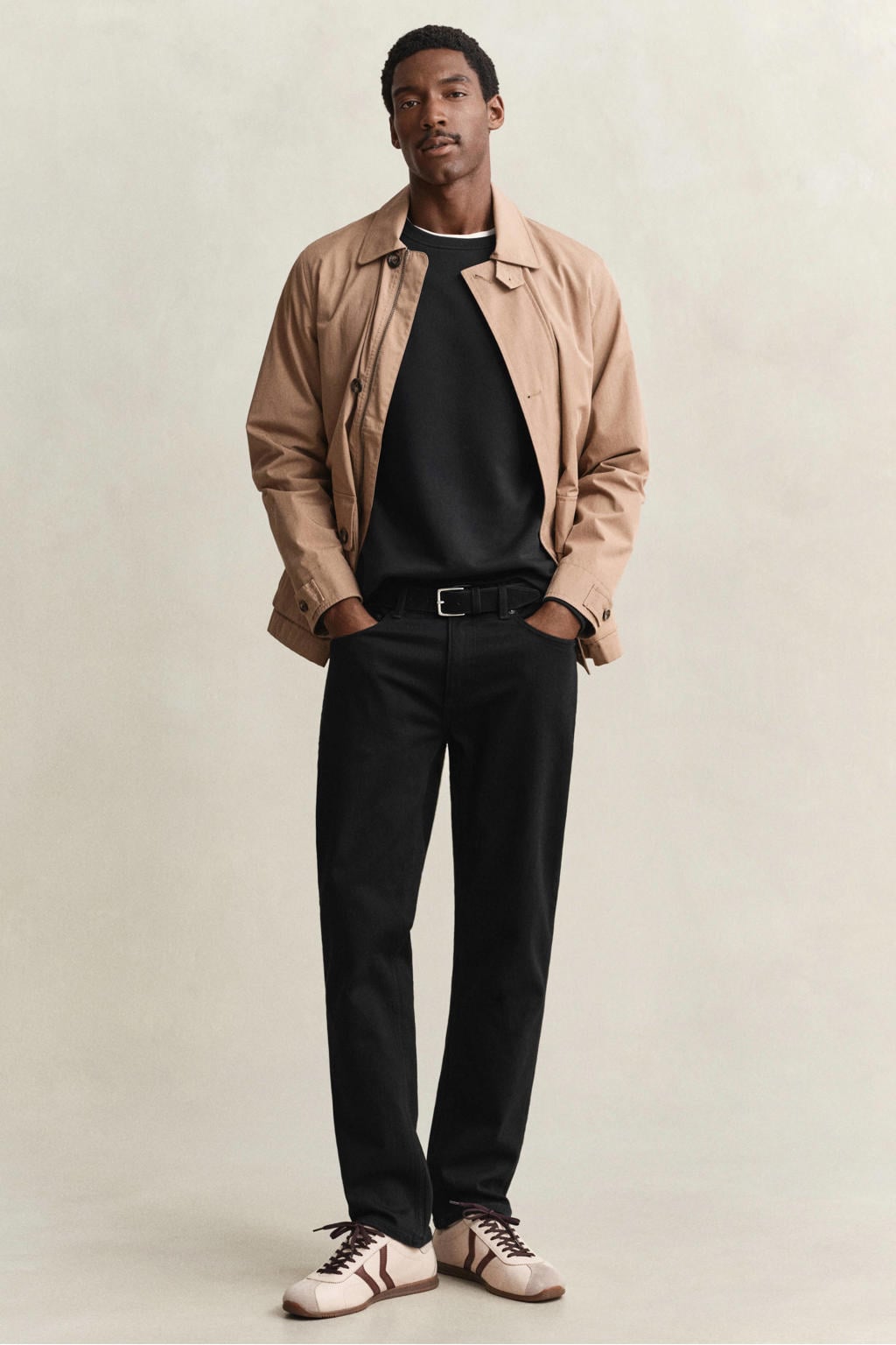 GANT regular fit sweater - zwart