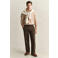 GANT flanel regular fit geruit overhemd - caramelbruin