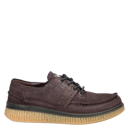 Ecco Walker 3.0 leren veterschoenen expresso