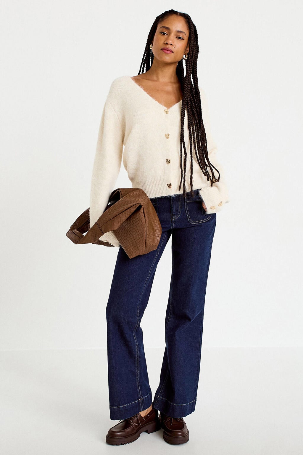 Cache Cache straight leg jeans - donkerblauw