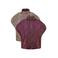 MS Mode reversible bodywarmer Plus Size met panterprint - donkerrood
