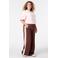MS Mode jacquard top Plus Size - lichtroze