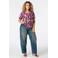 MS Mode Plus Size top met print - paars