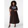 MS Mode maxi rok Plus Size - bruin