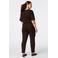 MS Mode straight leg broek Plus Size - bruin