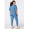 MS Mode straight leg broek Plus Size - blauw