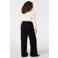 MS Mode flared broek met ceintuur Plus Size - zwart