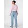 MS Mode flared jeans Plus Size - blauw