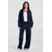 America Today wide leg broek - donkerblauw