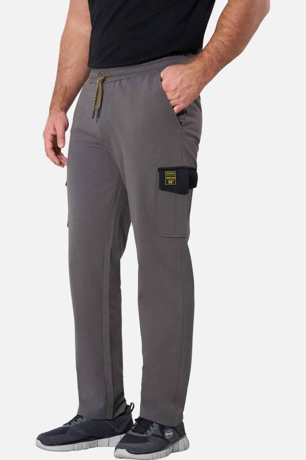 Jan Vanderstorm Plus Size cargobroek - grijs