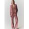 Mango wide leg broek - oudroze