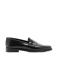 Mango leren loafers - zwart