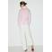 Mango blouse met krijtstreep - roze