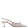 Mango lakleren slingback pumps met hak - beige