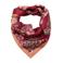 Mango sjaal met bloemenprint rood