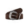 Mango suede riem donkerbruin
