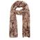 Mango sjaal met all over print bruin