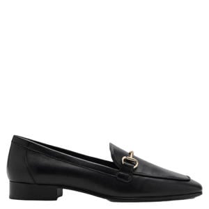 leren loafers - zwart