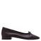 Mango leren ballerina's - aubergine
