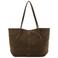 Mango suede shopper bruin