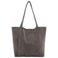 MANGO TEEN leren tas met studs - grijs