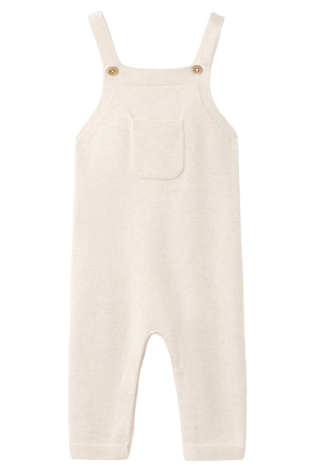Mango Kids tuinbroek - beige