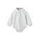 Mango Kids geruite romper - wit