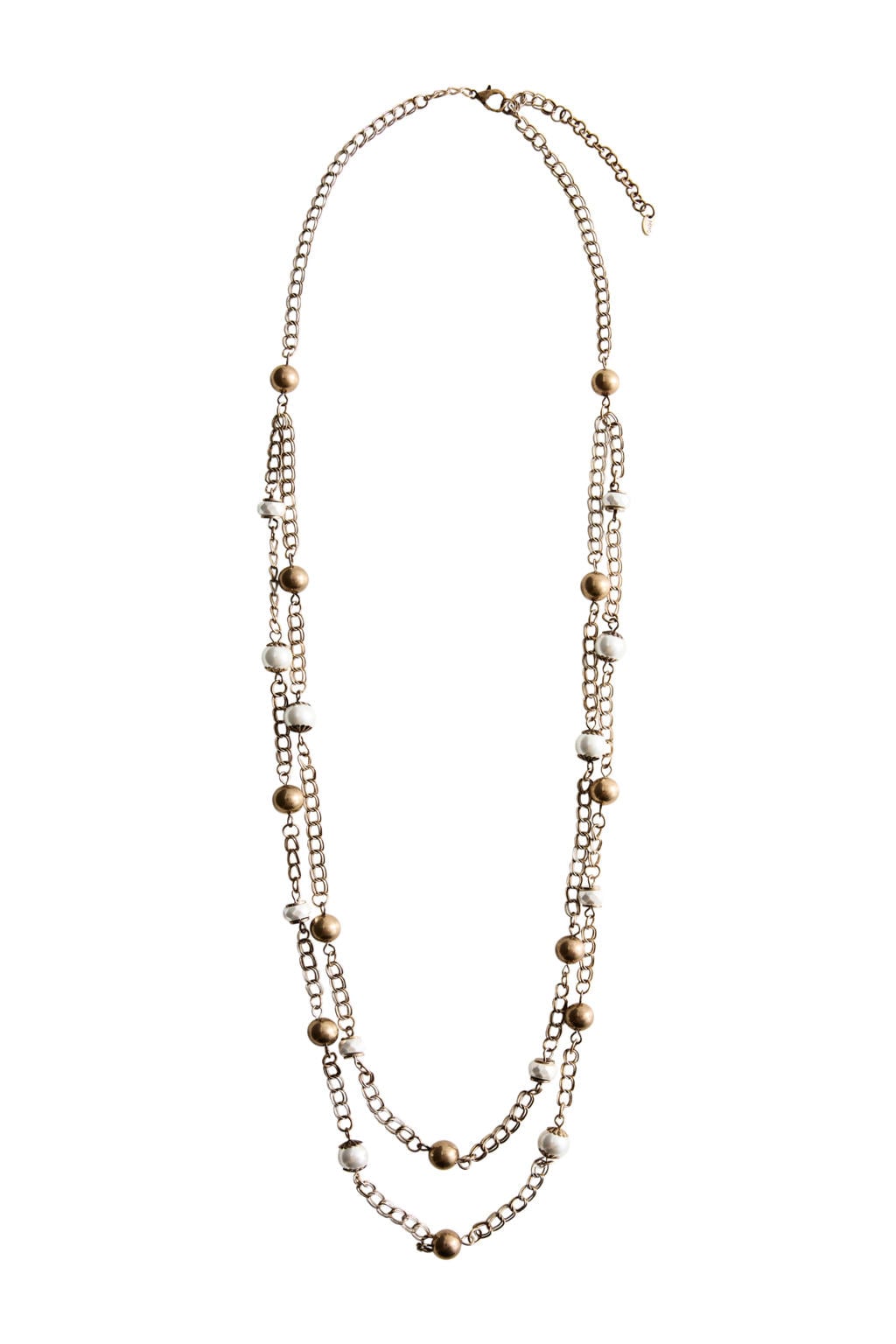 Mango ketting goudkleurig