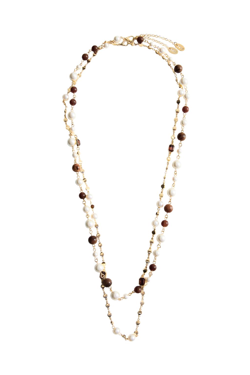 Mango ketting goudkleurig