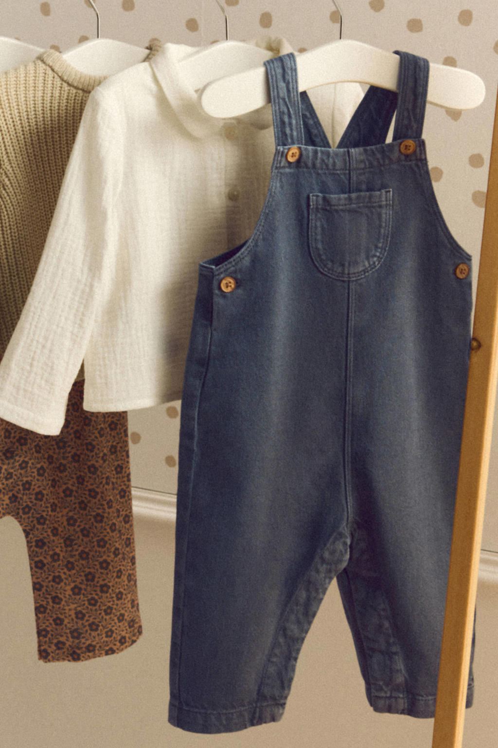 Mango Kids tuinbroek - blauw