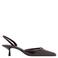 Mango lakleren slingback pumps met hak - bordeaux