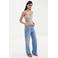 Mango wide leg jeans - lichtblauw