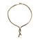 Mango choker goudkleurig