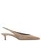Mango suède slingback pumps - beige