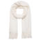 Mango sjaal met franjes beige