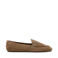 Mango suède loafers - camel