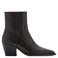 Mango western leren cowboy boots - donkerbruin