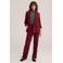 WE Fashion regular fit blazer - donkerrood