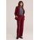 WE Fashion flared pantalon - donkerrood