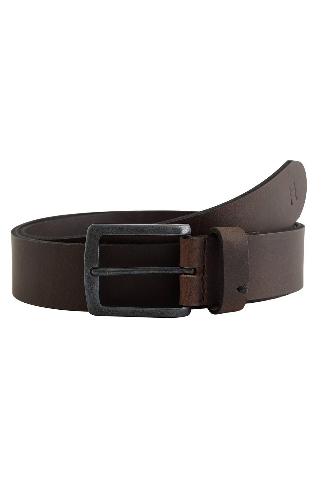 WE Fashion leren riem donkerbruin