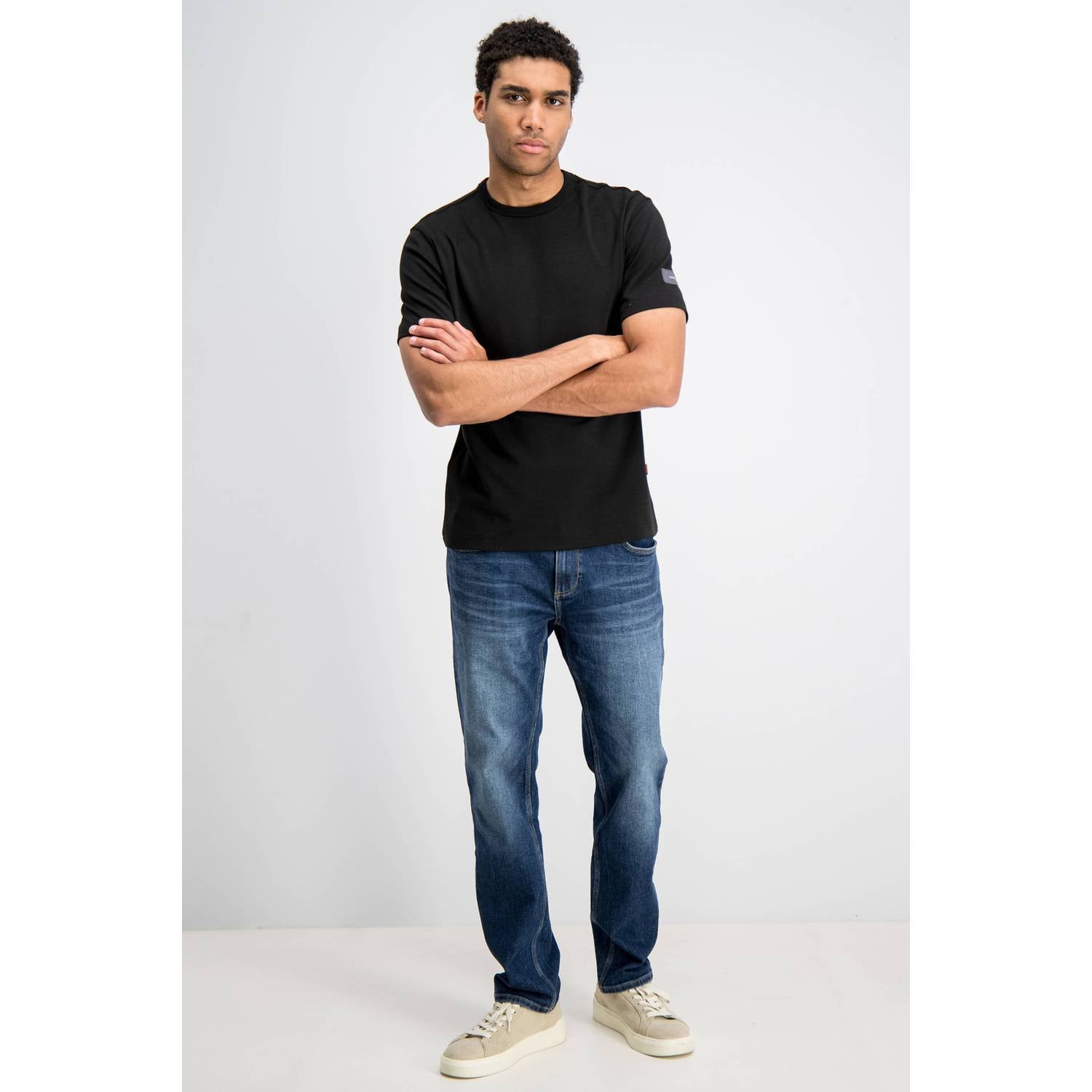 GABBIANO regular fit T-shirt zwart